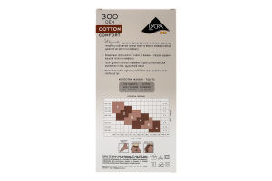 Колготки женские Elegante El Cotton 300den 3 nero
