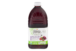 Nature's Promise Organic 100% Juice Blend Cranberry Grape