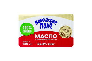 Масло сладкосливочное 82.5% Экстра Волошкове поле м/у 180г