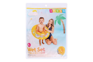 Круг надувной для детей 1-2лет №59574 d67см Wet set collection Intex 1шт