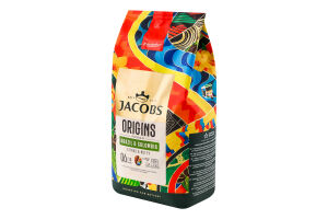 Кофе натуральный жареный в зернах Brazil&Colombia Origins Jacobs м/у 1кг