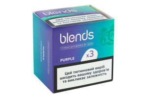 Виріб тютюновмісний для електричного нагрівання з фільтром Blends Purple 60шт
