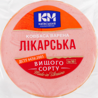 Ковбаса варена Лікарська Київський м'ясокомбінат в/с кг