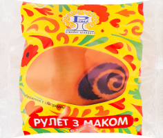Рулет с маком Рома м/у 0.1кг