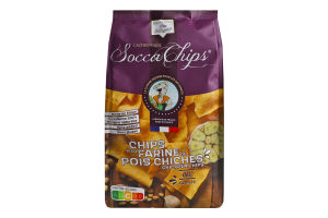Чипси Socca Chips з нуту зі смаком часнику