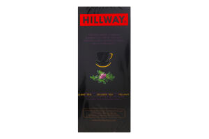 Чай черный байховый мелкий с чабрецом Country thyme Exclusive Hillway к/у 25х1.5г