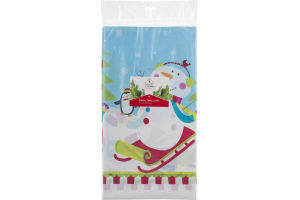 Smart Living Holiday Plastic Table Cover