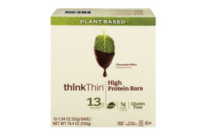 thinkThin High Protein Bars Chocolate Mint - 10 CT