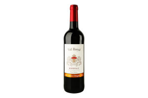 Вино 0.75л 14% красное сухое Bordeaux Val Royal бут