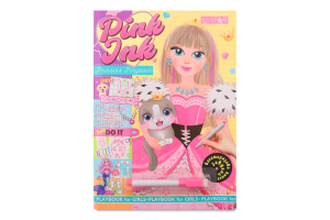 Книжка завдань д/дівчаток Pink Ink 6аркушів Апельсин