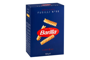 Вироби макаронні з твердих сортів пшениці Фузіллі №98 Barilla к/у 500г