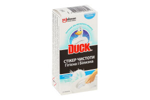 Средство моющее по уходу за унитазами Океанский оазис Гигиена и белизна Стикер чистоты Duck 3х10г