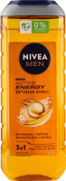 Гель для душа для тела, лица и волос 3в1 Активная энергия Nivea Men 500мл
