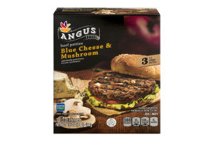 Ahold Angus Beef Patties Blue Cheese & Mushroom