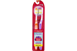 Colgate Plus Cleaning Tip Toothbrush Soft - 2 CT