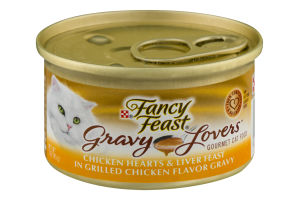 Fancy Feast Gravy Lovers Chicken Hearts & Liver Feast Gourmet Cat Food