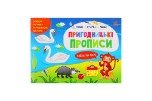 Книжка Пиши-стирай Пригодницькі прописи