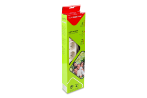 Удлинитель сетевой 4 розетки 2м №EE-104USB/C-2M Euroelectric 1шт