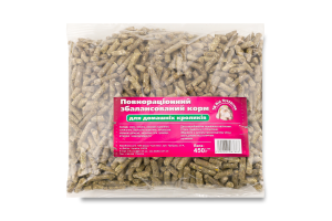 Корм д/кроликів повнораціонний сухий 450г Мій Пухнастик