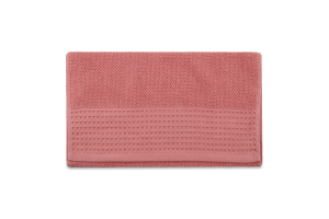 Рушник світло-теракотовий махровий з вафельним бордюром 40*70см 450г/м2 ГМ Текстайл