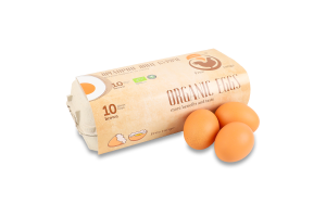 Яйца куриные пищевые органические Organic Chicken к/у 10шт