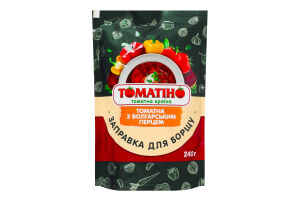 Заправка томатна з болгарським перцем Томатіно д/п 240г