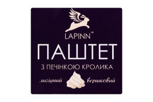 Паштет Lapinn 95 г скл. з печінкою кролика