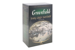 Чай чорний байховий з цедрою цитрусових пелюстками квітів та ароматом бергамоту Earl Grey Fantasy Greenfield к/у 100г