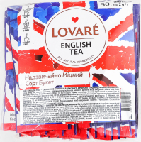 Купаж чаю чорного байхового дрібного English tea Lovare м/у 50х2г