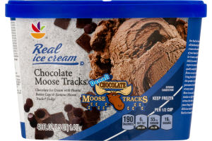 Ahold Real Ice Cream Chocolate Moose Tracks