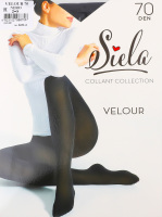 Колготи жіночі Велюр неро 70ден р.2 Сіела