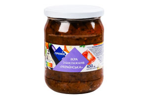 Ікра з баклажанів Українська Премія с/б 450г