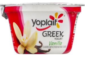 Yoplait Fat Free Greek Yogurt Vanilla