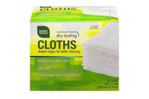 Smart Sense Dry Dusting Cloths - 32 CT
