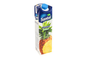 Нектар відновлений пастеризований ананасовий Santal т/п 1л
