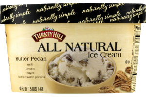 Turkey Hill All Natural Ice Cream Butter Pecan