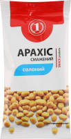 Арахис жареный соленый ТМ "1" м/у 80г