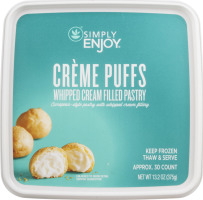 Ahold Simply Enjoy Creme Puffs Whipped Cream Filled Pastry - 30 CT
