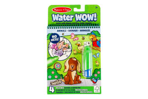 Melissa & Doug. Water WOW: Водна розмальовка з ручкою «Тварини»