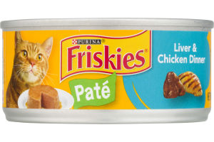 Purina Friskies Pate Liver & Chicken Dinner