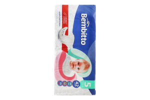 Підгузники для дітей 11-25кг 5 Bembitto 42шт