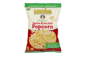 Annie's Homegrown Organic Popcorn Butter & Sea Salt