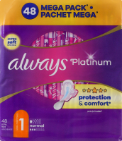 Прокладки гігієнічні ароматизовані Normal Platinum Always 48шт