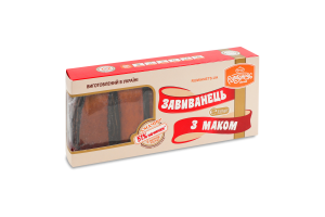 Завиванець з маком Рум'янець к/у 350г