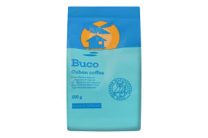 Кофе натуральный жареный в зернах Cuban сoffee Buco м/у 500г