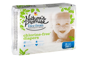 Nature's Promise Diapers Chlorine-Free Size 2 - 36 CT