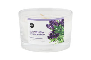 Свічка Aroma Home Лаванда з розмарином ароматична