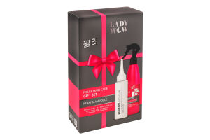 Набір подарунковий Filler Hair Care Ампула-філер з кератином 100мл+Філер-спрей 15в1 з кератином 200мл Lady Wow