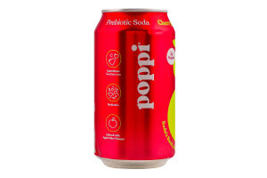 Напій Poppi Cherry Limeade з пребіотиком газ з/б