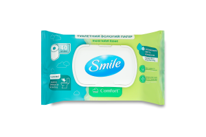 Папір туалетний вологий Comfort Smile 40шт